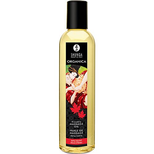 Aceite Masaje Maple Delight con textura sedosa