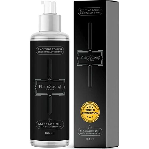 Aceite de masaje masculino Pherostrong con feromonas 100 ml