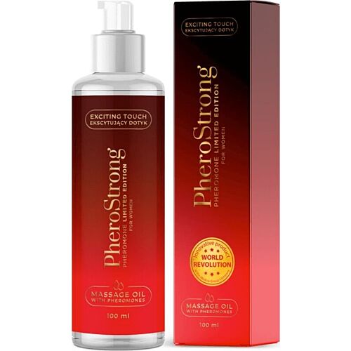 Aceite de Masaje Pherostrong con Feromonas para Mujer