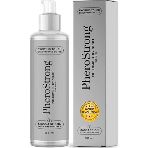 Aceite de masaje PheroStrong By Night con feromonas
