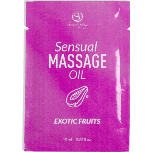 Aceite de Masaje Secretplay Monodosis Frutas Exóticas 10 ml
