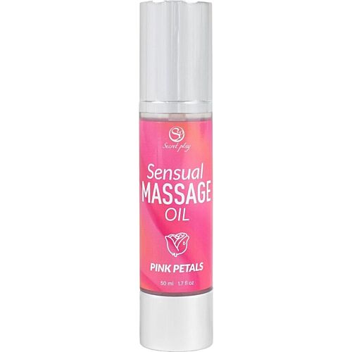 Aceite de masaje Secretplay Pétalos de Rosa con hidratación