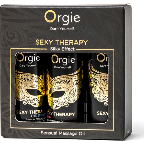 Aceites de masaje Orgie Sexy Therapy 3x30ml