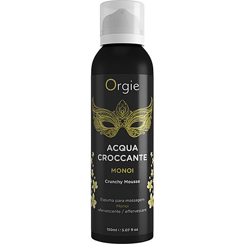 Espuma hidratante Orgie Acqua Crocante para masajes