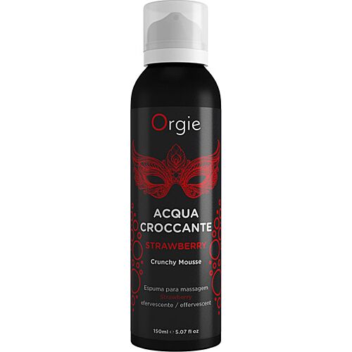 Espuma hidratante Orgie Acqua Crocante Strawberry con aroma a fresa