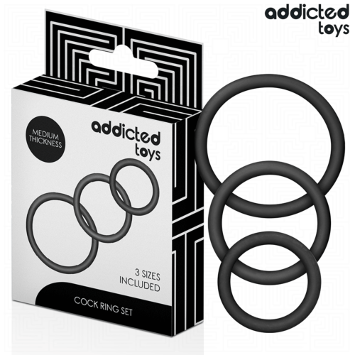 Anillos ADDICTED TOYS Modelo 2 | Set ajustable para mayor