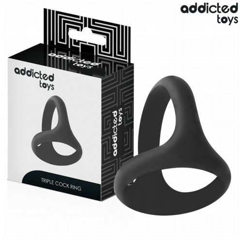 Anillo Addicted Toys Thick Triple | Prolonga tu erección