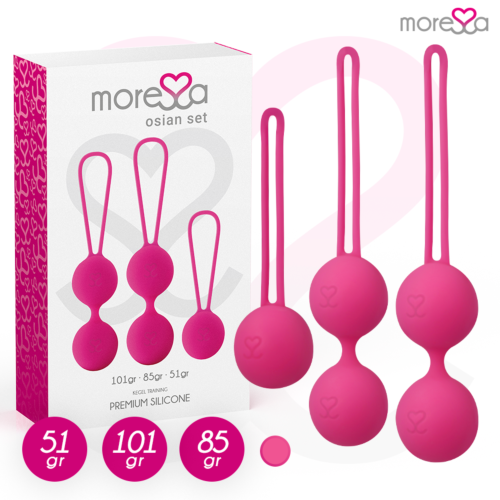 Bolas de Silicona Moressa Osian Set para Entrenamiento Pélvico