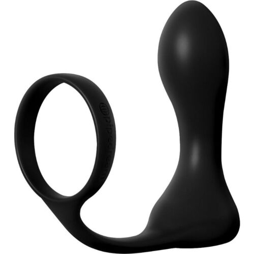 Anillo con plug Anal Fantasy Ass-Gasm Pro recargable