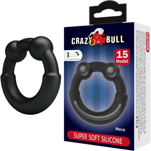Anillo sin vibración Crazy Bull Meco Modelo 15 para control masculino
