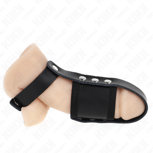 Anillo pene KINK RING POWER de jaula con correas ajustables