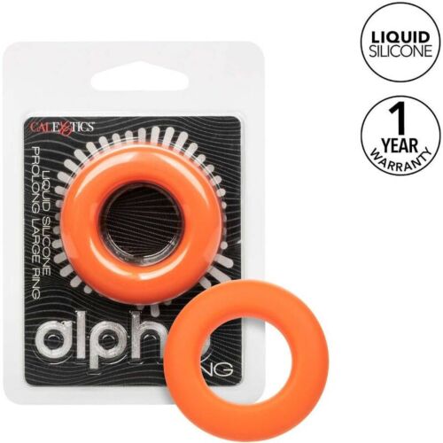 Anillo sin vibración CalExotics Alpha Liquid Silicone Prolong