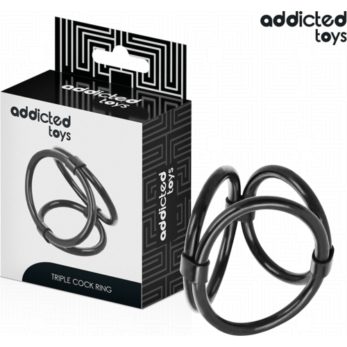 Anillo Triple Addicted Toys para el Pene | Mejora tu rendimiento