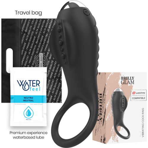 Anillo vibrador Brilly Glam Alan con control a distancia