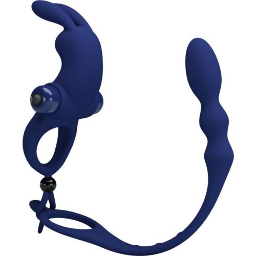 Anillo vibrador Pretty Love Ayad con plug anal