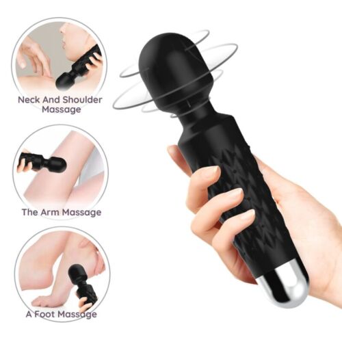 ARMONY - POSTMAN MASSAGER & VIBRATOR SUPER FLEXIBLE HEAD BLA