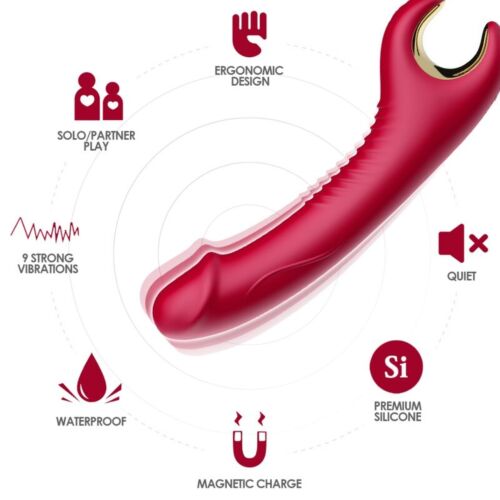 Dildo Vibrador ARMONY Prince | Estimulación rotatoria y
