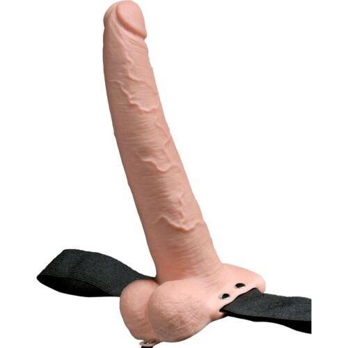 Arnés hueco con consolador vibrador 23 cm FETISH FANTASY