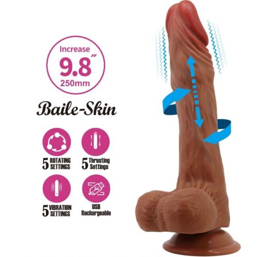 Dildo Baile Calisto 25 cm | Emociones intensas con empuje