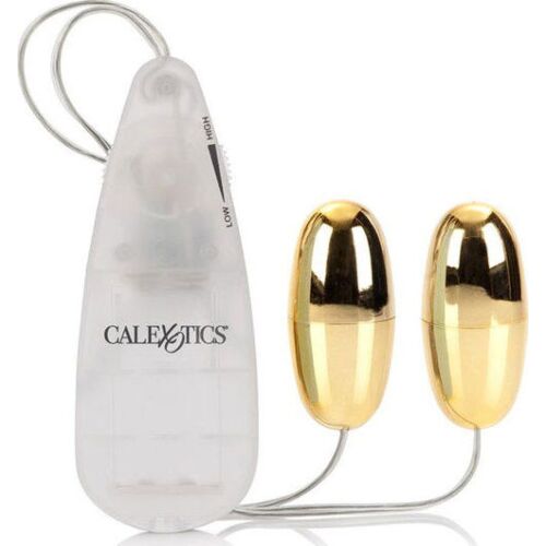Balas vibradoras Calexotics Duo Gold multivelocidad