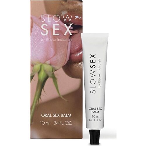 Bálsamo Oral Bijoux Slow Sex 10 ml con aroma a coco