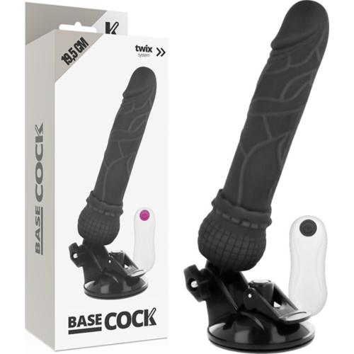 Vibrador Realístico Basecock 19.5 cm con Control Remoto