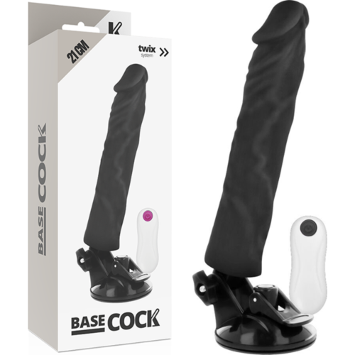 Vibrador Realístico Basecock 21 cm con Control Remoto