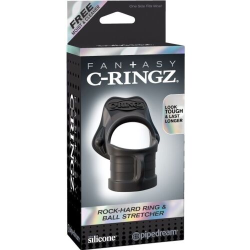 Anilla testicular Fantasy c-ring rock hard con anti retracción