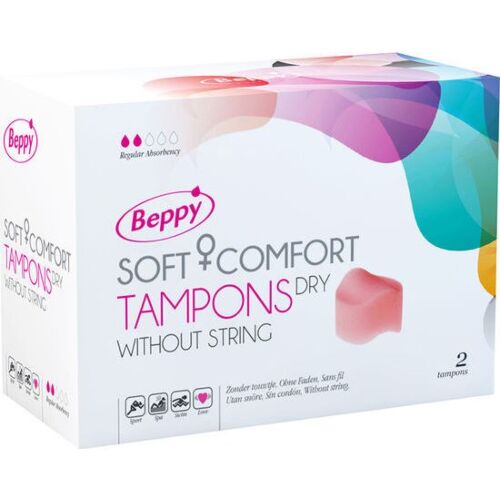 Tampones Beppy Clásicos sin hilo para relaciones durante la menstruación