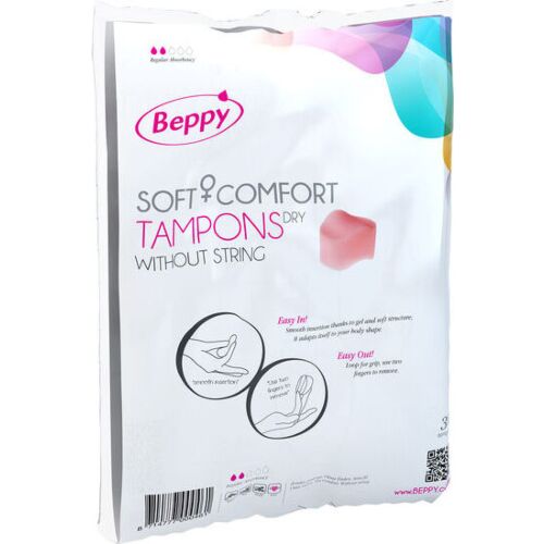 Tampones Beppy Clásicos 30 Uds sin cordón para menstruación