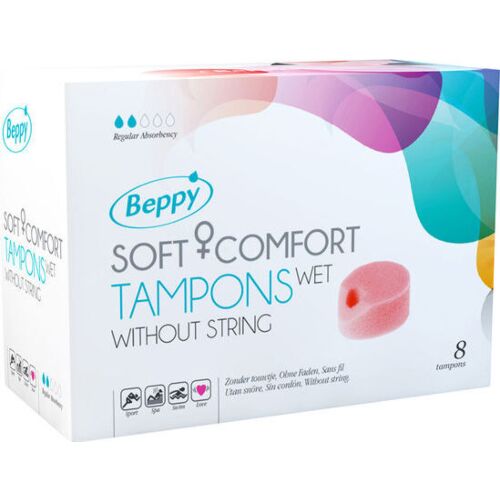 Tampones Beppy Soft Comfort sin cordón para menstruación