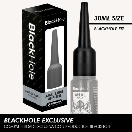 Aplicador de Lubricante Anal BLACK HOLE | Aplicación