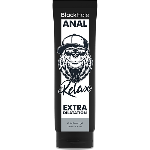Gel Dilatador Anal Black Hole 250 ml con Efecto Relajante