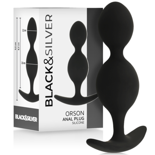 Bolas Anales BLACK&SILVER Orson | Masaje efectivo y suave