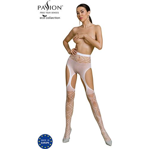 Medias con Liguero Passion Woman S005 de Lencería Ecológica