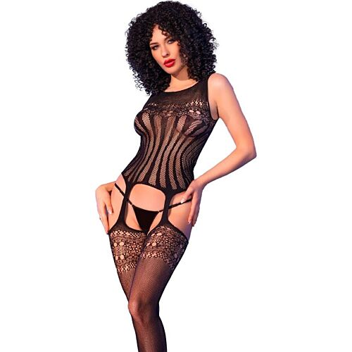 Bodystocking Chilirose CR 4855 con medias integradas
