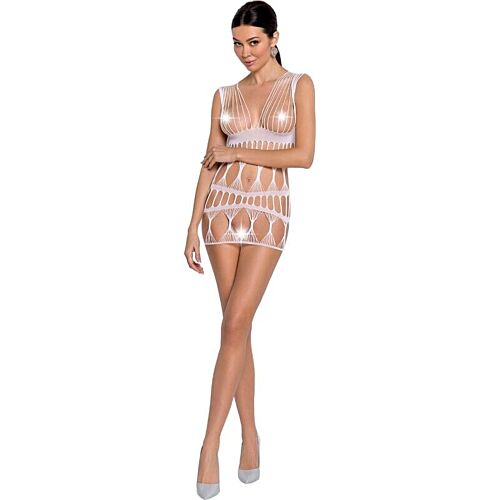 Bodystocking Passion Woman BS089 con encajes y transparencias