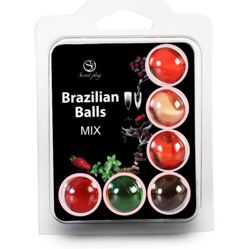Bolas Brazilian Balls SECRETPLAY 6 Hot Balls con aroma de frutas