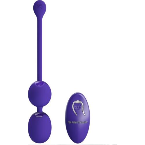 Bolas Vibrantes Control Remoto Violeta Love