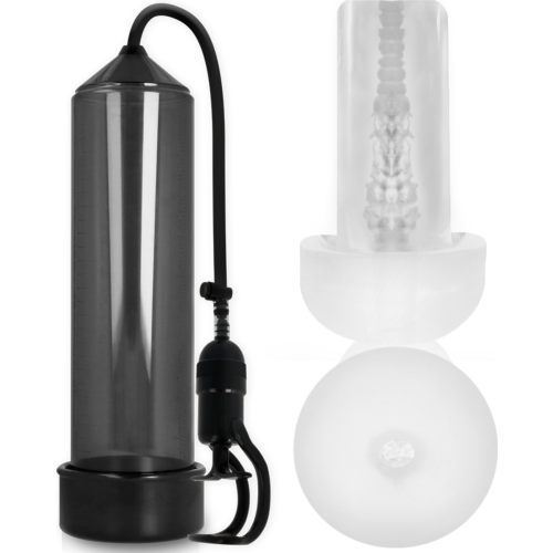 Bomba Alargadora PENE Pump Addicted RX5 con Masturbador