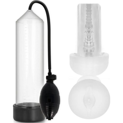Bomba Erección Pump Addicted RX3 con Masturbador