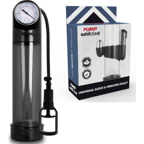 Bomba Alargadora PUMP ADDICTED RX9 con Vibrador