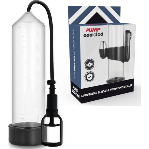 Bomba Alargadora Pene Pump Addicted RX7 con Vibrador