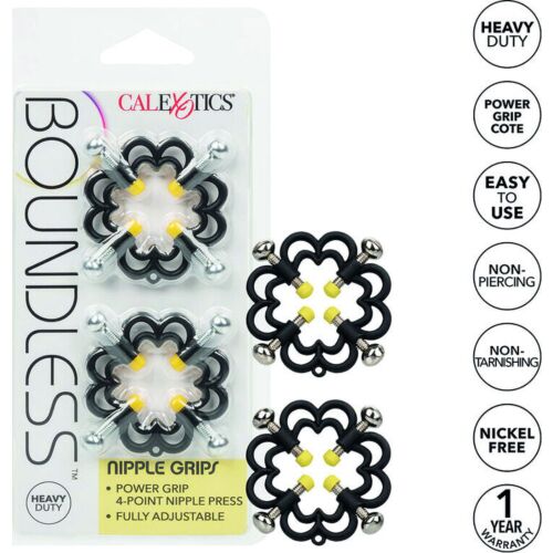 Pinzas para pezones CALEXOTICS Boundless ajustables