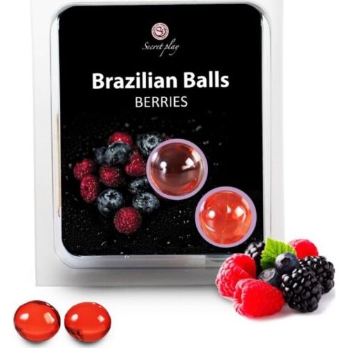 Bolas Brazilian Balls Secretplay con sabor a frutas del bosque