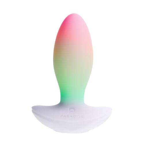 Vibrador Paradise Pleasure Products The Plug con iluminación RGB