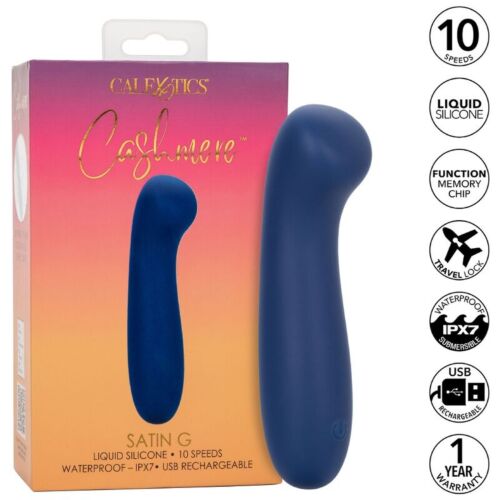 Masajeador clítoris CALEXOTICS Cashmere Satin G potente y recargable