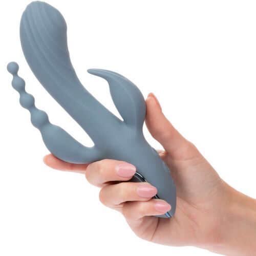 Vibrador Rabbit CALEXOTICS Triple Éxtasis con triple acción