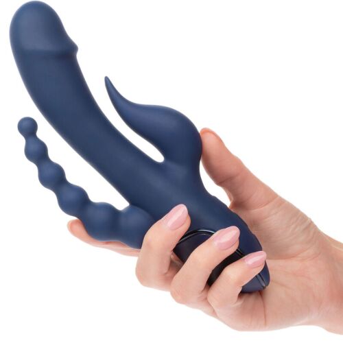 Vibrador Rabbit CALEXOTICS Triple Orgasm con triple acción
