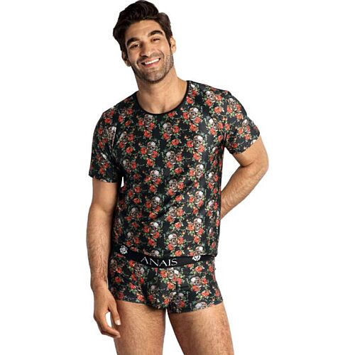 Camiseta ANAIS MEN POWER XL con estampado de rosas